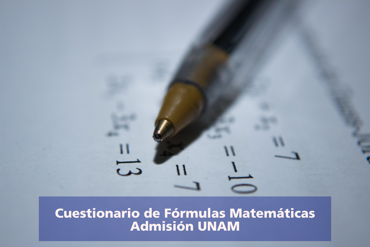 Formulario Matemáticas UNAM